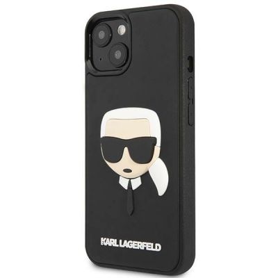 2. Karl Lagerfeld KLHCP14MKH3DBK iPhone 14 Plus 6,7 "schwarz / schwarzes Hardcase 3D Rubber Karl's Head