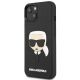2. Karl Lagerfeld KLHCP14MKH3DBK iPhone 14 Plus 6,7 "schwarz / schwarzes Hardcase 3D Rubber Karl's Head