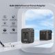 16. UNITEK Reiseladegerät EU/US/UK/AUS GAN PD 65W