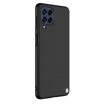 3. Nillkin Textured Case robuste, verstärkte Hülle mit Gelrahmen und Nylonrückseite für Samsung Galaxy M53 5G schwarz