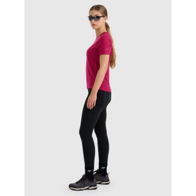 7. Schnelltrocknende Trekking-Leggings für Damen 4F 4FWAW25TFTIF373-20S