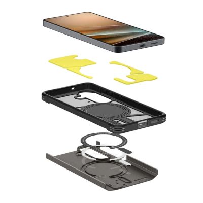 8. Spigen Tough Armor Mag MagSafe Hülle für Samsung Galaxy S26 - Grau