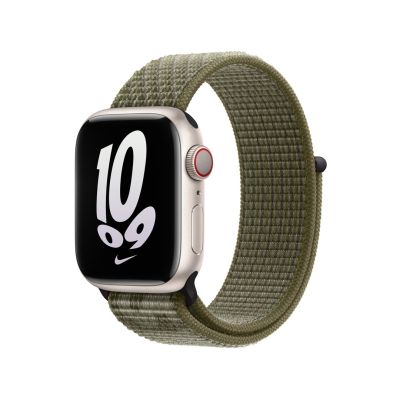 3. Apple Nike Sport Loop Armband für Apple Watch Sequoia/Reinplatin 41 mm