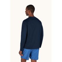 Paul&Shark Herren-T-Shirt aus Baumwolle, Marineblau, 99311006-13 – Klassischer Schnitt, Logo