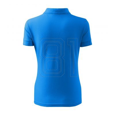 3. Damen-Piqué-Poloshirt (Schnorchelblau)