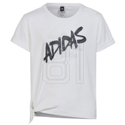 6. T-shirt adidas Dance Knotted Tee Jr. HR5818