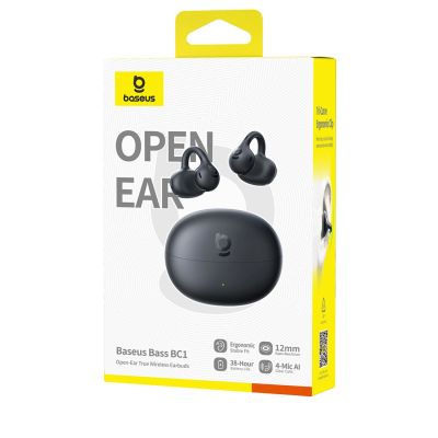 5. OWS Baseus Bass BC1 Ohrhörer mit Clip – Schwarz