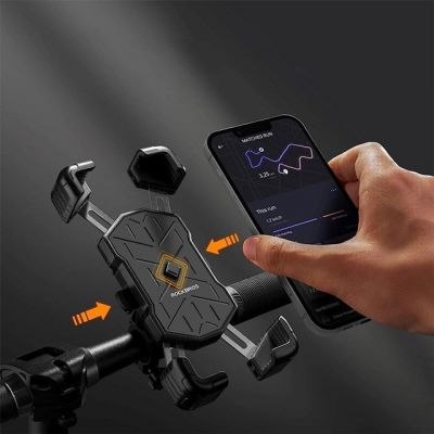 5. Rockbros 25210030001 Fahrrad-Handyhalterung für den Lenker – schwarz