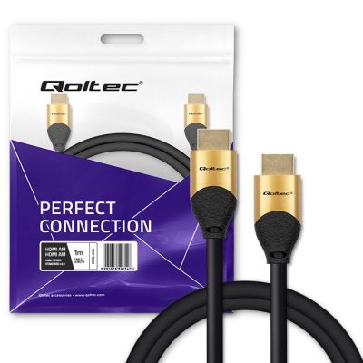 8. QOLTEC HDMI-KABEL V2.1 ULTRA HIGH SPEED 8K | 60Hz | 30AWG | GOLD