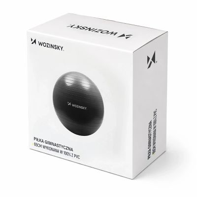 2. Wozinsky WGB65BB Gymnastikball 65 cm - Schwarz