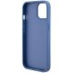 8. Guess GUHCP15SP4TDSCPB iPhone 15 6,1" blau/blaues Hardcase Crossbody 4G Metalllogo