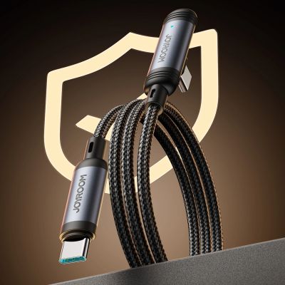 7. Joyroom S-A56 EnjoyX Series 90° USB-C - USB-C Kabel 60W 1,2m - schwarz