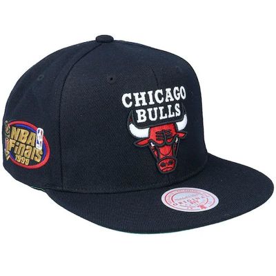2. Mitchell & Ness NBA Chicago Bulls Top Spot Snapback Hwc Bulls Cap HHSS2976-CBUYYPPPBLCK