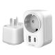 3. Tech-Protect TA100 US-Adapter – Weiß