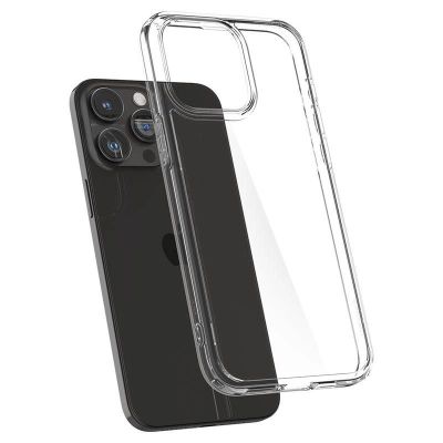 11. Spigen Crystal Hybrid-Hülle für iPhone 15 Pro Max – transparent