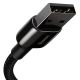 9. Baseus Tungsten kabel USB - Lightning 2,4 A 2 m schwarz (CALWJ-A01)