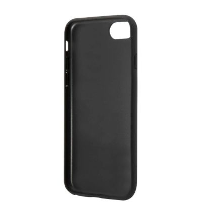 7. Karl Lagerfeld KLHCI8SAKICKCBK iPhone 7/8 / SE 2020 / SE 2022 schwarz/schwarz Hardcase Saffiano Karl&Choupette Head