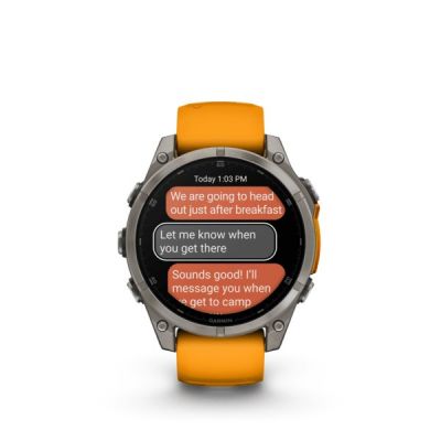 3. Garmin Fenix 8 47 mm AMOLED – Saphir-Titan