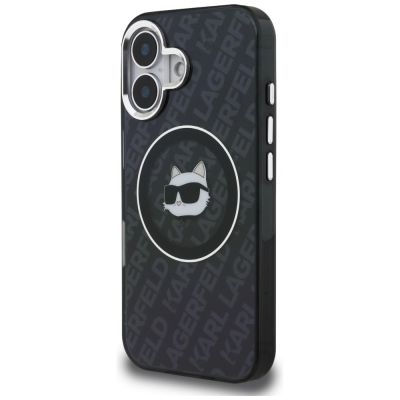 2. Karl Lagerfeld IML Choupette Head Logo MagSafe Hülle für iPhone 16 - Schwarz