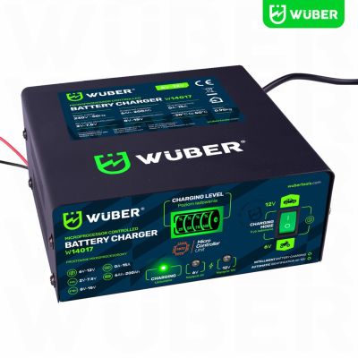 3. Mikroprozessorgesteuertes Ladegerät 6–12 V 15 A + Batterieladegerät W14017 WUBER