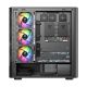 5. MODECOM VOLCANO AQ 400 ARGB MIDI SCHWARZES GEHÄUSE
