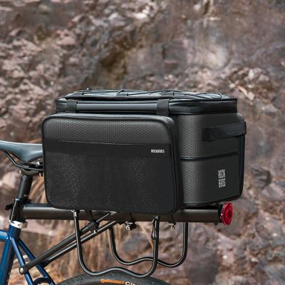 5. Rockbros A30 ROAD TO SKY Faltbare Fahrradtasche für den Kofferraum 15-30L - Schwarz