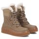 4. Damen-Lederstiefeletten mit Plateau in Beige Filippo DBT7937
