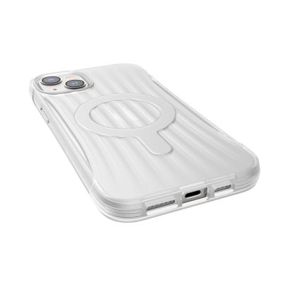 7. Raptic X-Doria Clutch Case iPhone 14 Plus mit MagSafe Rückseite transparent