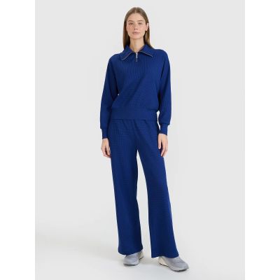 3. Damenhose mit weitem Bein und Übergröße 4F 4FRSS25TTROF1397-31S