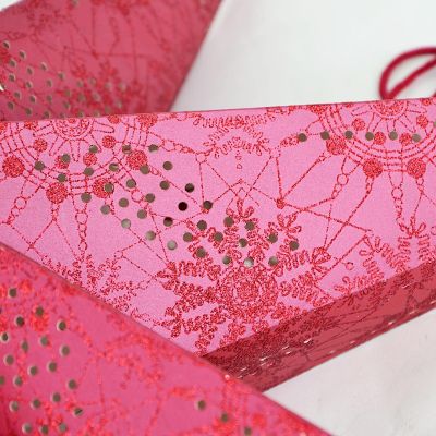 5. Dekorativer Papierstern, 60 cm, rot