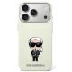 Karl Lagerfeld Smooth Ikonik Sketch MagSafe Hülle für iPhone 18 Pro / 17 Pro – Beige