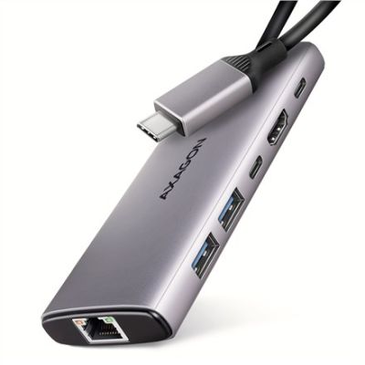 11. Axagon HMC-6G2L Kabelgebundene Dockingstation USB 3.2 Gen 2 (3.1 Gen 2) Typ-C Aluminium
