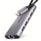 11. Axagon HMC-6G2L Kabelgebundene Dockingstation USB 3.2 Gen 2 (3.1 Gen 2) Typ-C Aluminium