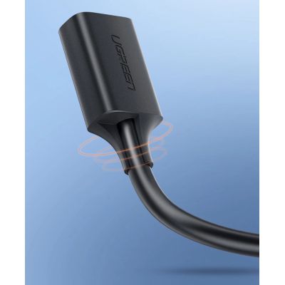 12. Ugreen Kabel Verlängerungsadapter USB 3.0 (weiblich) - USB 3.0 (männlich) 3 m schwarz (US129 30127)