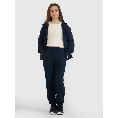 5. Mädchen-Sweatjacke mit Kapuze 4F 4FJWMM00TSWSF1861-31S