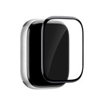 Puro Flexible Shield Schutzfolie mit Applikator für Apple Watch 10/11 46 mm – Schwarz