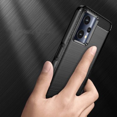 3. Carbon Case Flexible Cover Realme 9 Pro schwarz