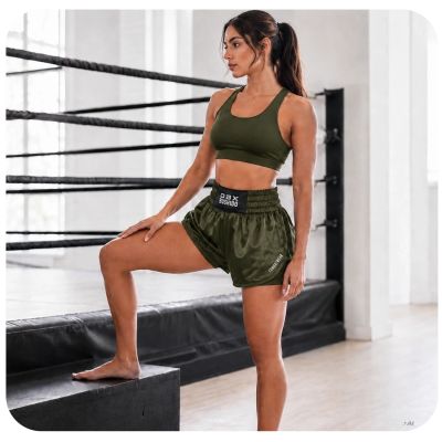 4. Damen-Thai-Shorts ARMY GREEN COMBATWEAR | DBX Bushido