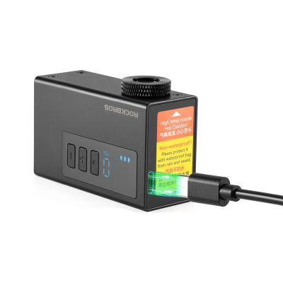 10. Rockbros AS240 PRO Akku-Pumpe, 120 psi Kompressor, 420 mAh – Schwarz