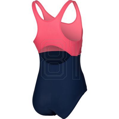 2. Aqua-Speed EMILY Junior Badeanzug Marineblau und Pink