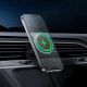 9. Baseus CW01 Autohalterung für iPhone mit 15-W-Induktionsladegerät für Lüftungsschlitze – Schwarz