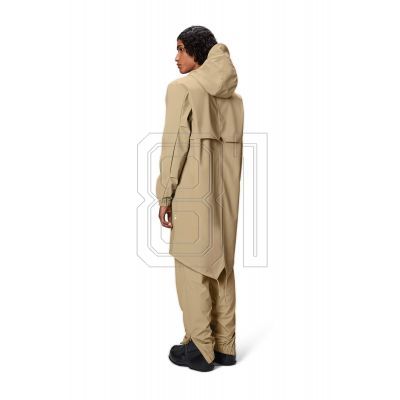 10. Rains Unisex Fishtail Parka W3 18140 24 SAND Regenmantel