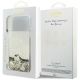 8. Guess Liq. Glitter 4 Charms Hülle für iPhone 17 Pro Max – Gold