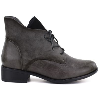 2. Gefütterte Damen-Ankle-Boots, grau, Jezzi ASA198-15