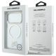 8. Karl Lagerfeld IML KL Script Logo MagSafe Hülle für iPhone 17 Pro – Transparent