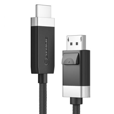ALOGIC FUDPHD2-SGR 2m DisplayPort HDMI-Kabeladapter Schwarz, Grau