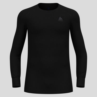 7. Odlo BL TOP Rundhals-Langarmshirt ACTIVE WARM ECO Herren Größe L Schwarz