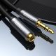 4. Ugreen AV118 10592 Kabel 3,5 mm Miniklinke (männlich) / 3,5 mm Miniklinke (weiblich) 1 m – Silber