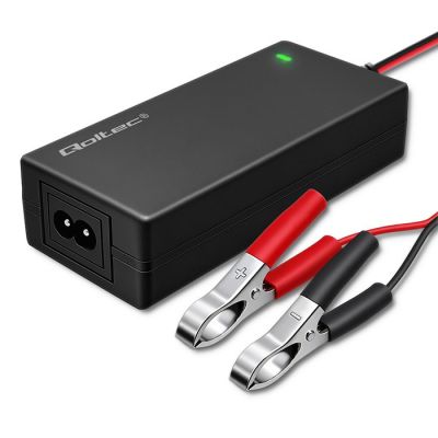 6. QOLTEC AGM-GEL-STD-BATTERIELADEGERÄT | GLEICHRICHTER 24V 2A 48W | LED