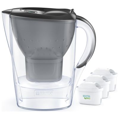 Brita Marella+3 Maxtra Pro PP Filterkanne (Graphit; 2,4l)